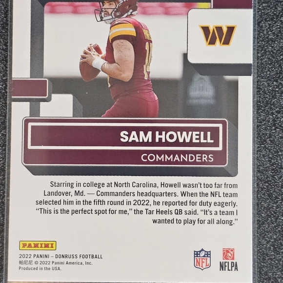 Sam Howell Rookie Cards - Picture 14 of 14